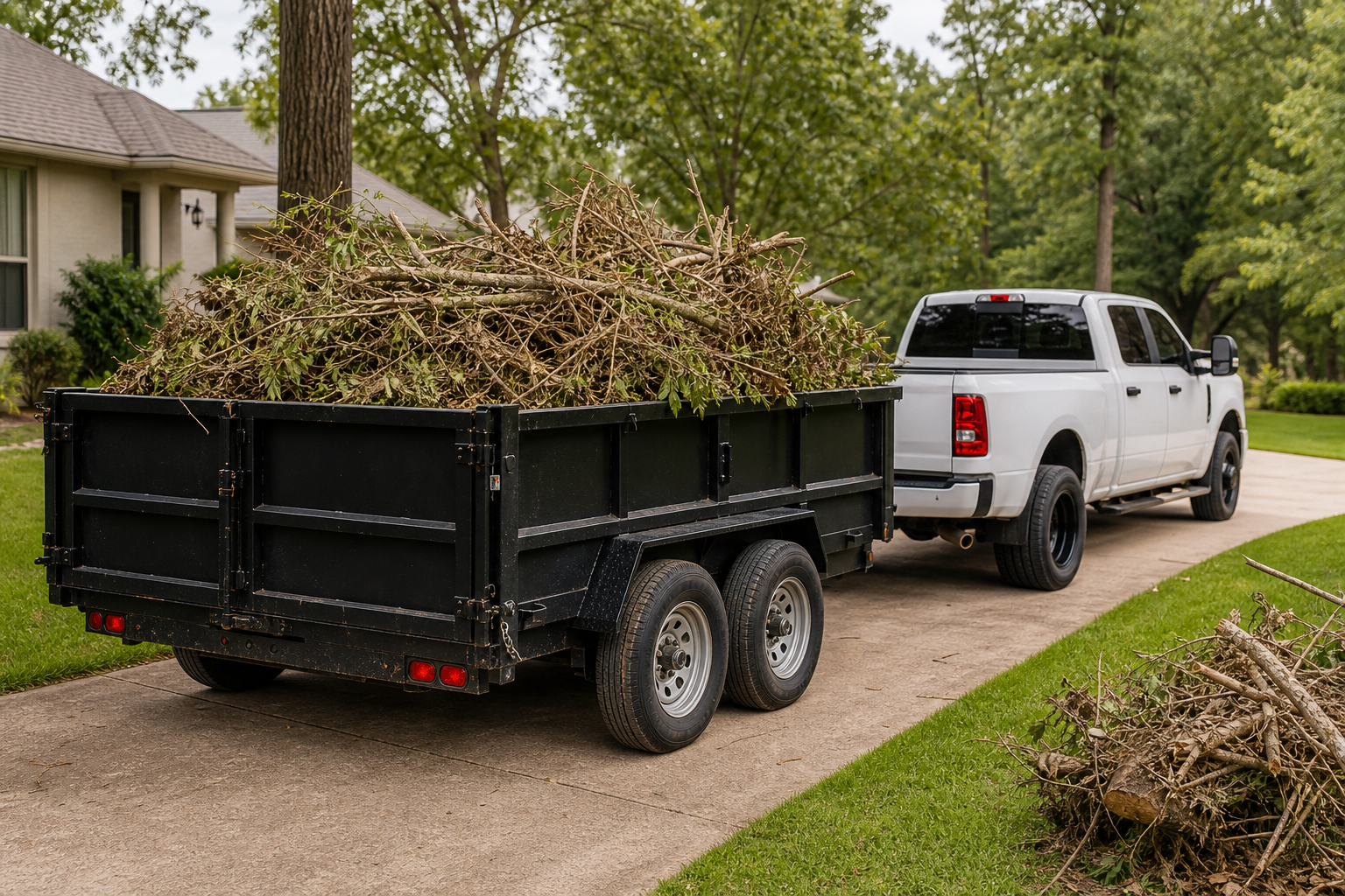 Debris hauling service example