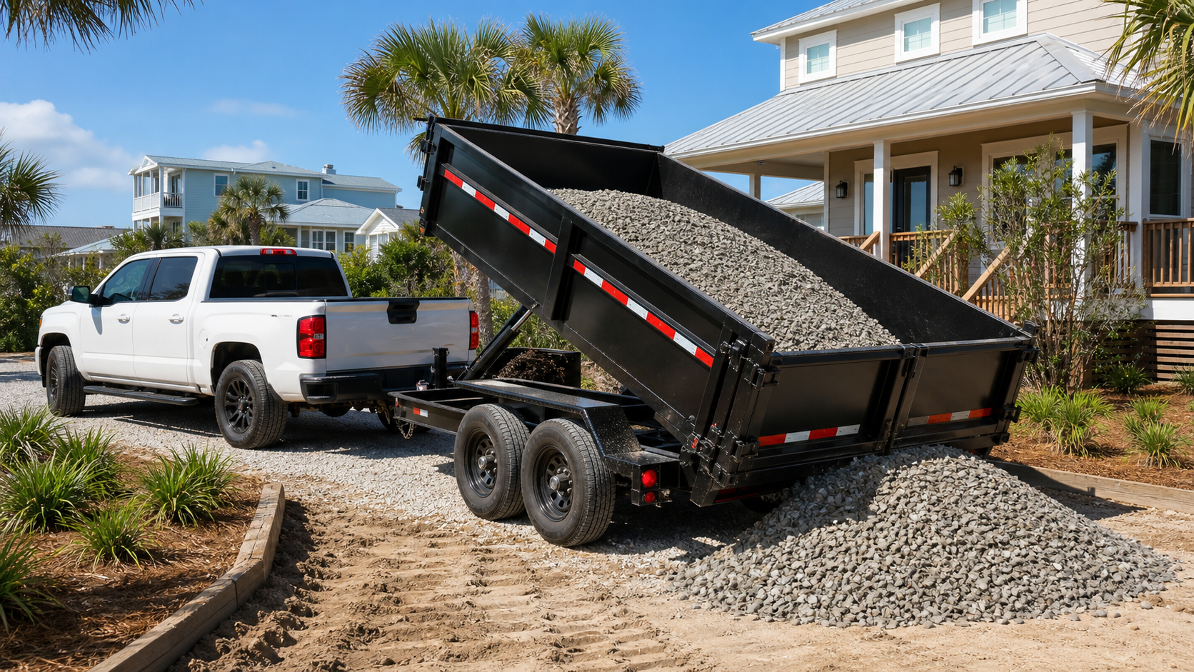 Gravel delivery service example